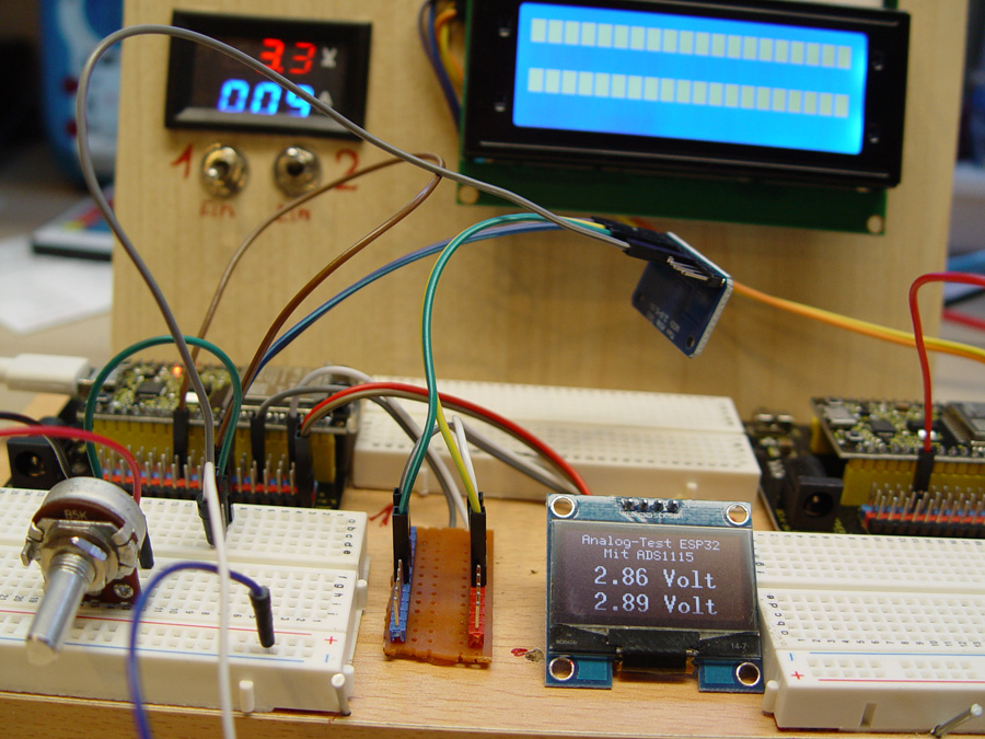 ESP32 mit ADS1115 Spannung V01